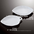 2016 Neue Produkte haltbare Fabrik weiße Keramik Porzellan rechteckige Platten im Restaurant verwendet